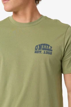 Saddle Up Classic Tee Standard Fit Tee - Oil Green | O'Neill