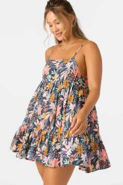Saltwater Essentials Rilee Printed Dress - Slate | O'Neill
