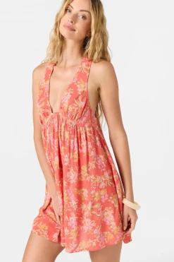 Saltwater Essentials Sarah Printed Dress - Porcelain Rose | O'Neill