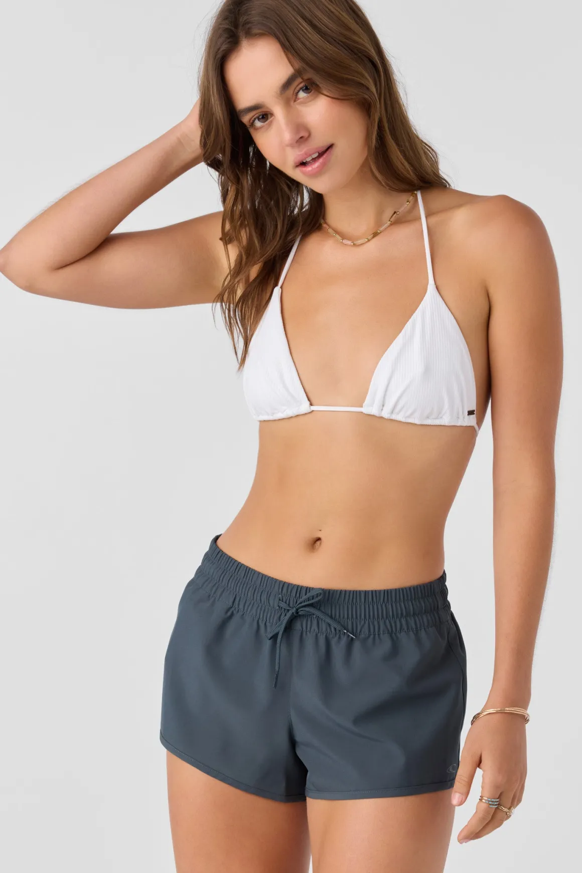 Saltwater Solids Balboa 2" Elastic Boardshorts - Slate | O'Neill