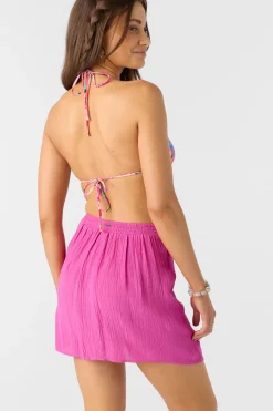 Saltwater Solids Hanalei Mini Skirt - Fuchsia | O'Neill