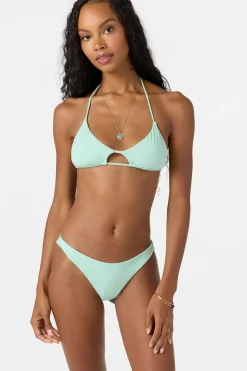 Saltwater Solids Hermosa Skimpy Bottoms - Opal | O'Neill