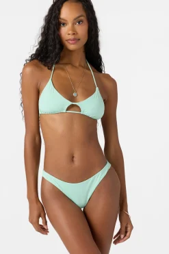 Saltwater Solids Hermosa Skimpy Bottoms - Opal | O'Neill