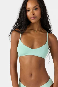 Saltwater Solids Huntington Bralette Top - Opal | O'Neill