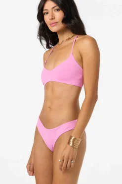 Saltwater Solids Huntington Bralette Top - Begonia | O'Neill