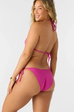 Saltwater Solids Maracas Medium Bottoms - Fuchsia | O'Neill