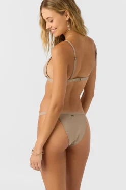 Saltwater Solids Queens Cheeky Bottoms - Dune | O'Neill