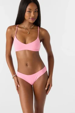 Saltwater Solids Rib Blue Lagoon Full Bottoms - Sachet Pink | O'Neill