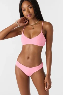 Saltwater Solids Rib Blue Lagoon Full Bottoms - Sachet Pink | O'Neill