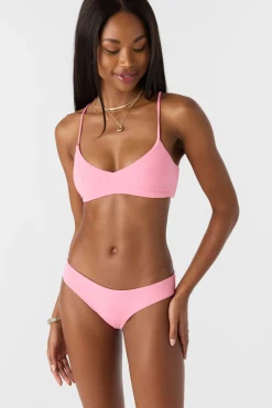 Saltwater Solids Rib Blue Lagoon Full Bottoms - Sachet Pink | O'Neill