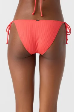 Saltwater Solids Rib Maracas Medium Bottoms - Cayenne | O'Neill