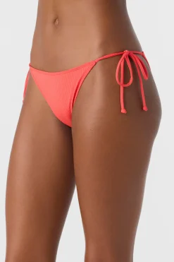 Saltwater Solids Rib Maracas Medium Bottoms - Cayenne | O'Neill