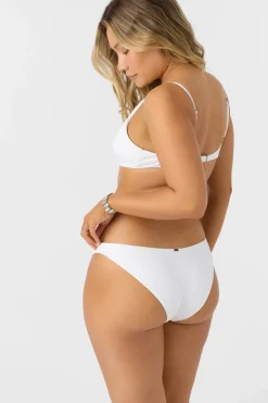 Saltwater Solids Rib Pismo Bralette Top - White | O'Neill