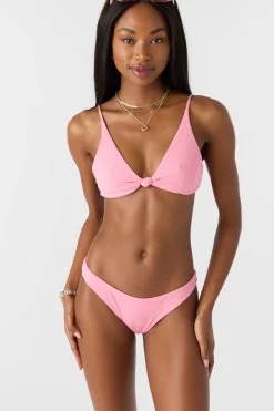 Saltwater Solids Rib Pismo Bralette Top - Sachet Pink | O'Neill