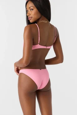 Saltwater Solids Rib Pismo Bralette Top - Sachet Pink | O'Neill