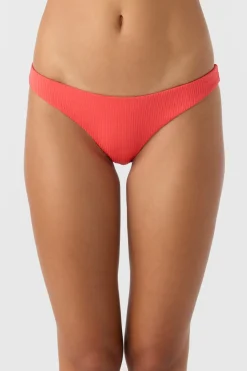Saltwater Solids Rib Rockley Medium Bottoms - Cayenne | O'Neill
