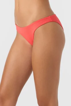 Saltwater Solids Rib Rockley Medium Bottoms - Cayenne | O'Neill