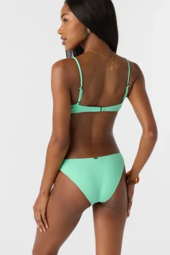 Saltwater Solids Rib Rockley Medium Bottoms - Jade Cream | O'Neill