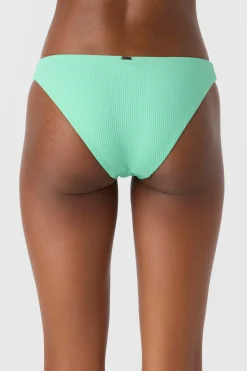 Saltwater Solids Rib Rockley Medium Bottoms - Jade Cream | O'Neill