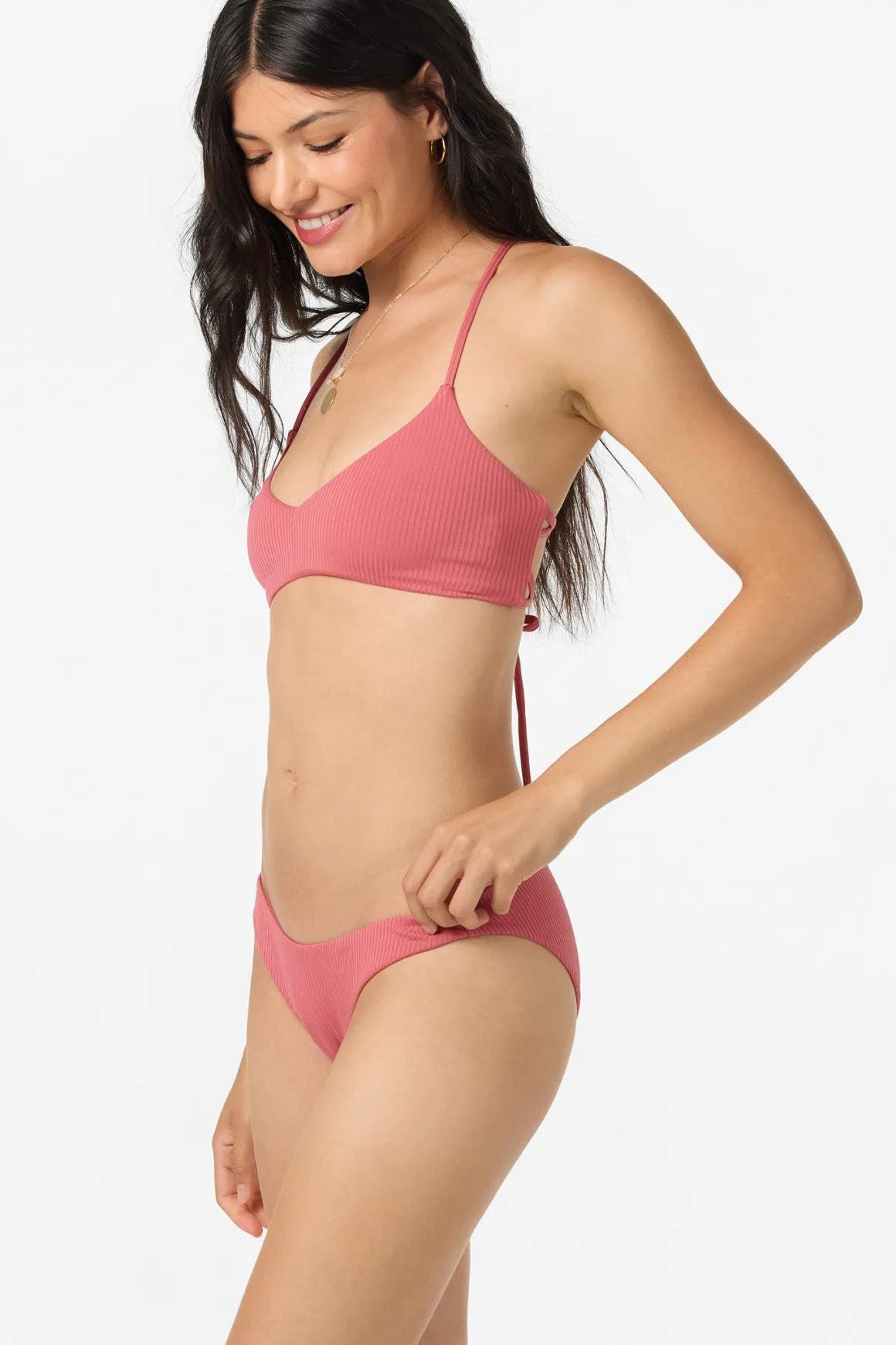 Saltwater Solids Rib Rockley Medium Bottoms - Baroque Rose | O'Neill