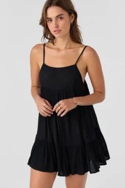 Saltwater Solids Rilee Dress - Black | O'Neill