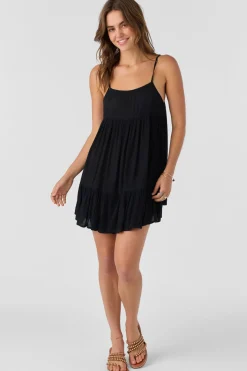 Saltwater Solids Rilee Dress - Black | O'Neill