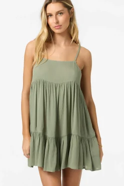 Saltwater Solids Rilee Mini Cover-Up Dress - Sea Spray | O'Neill