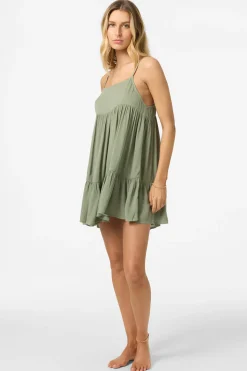 Saltwater Solids Rilee Mini Cover-Up Dress - Sea Spray | O'Neill