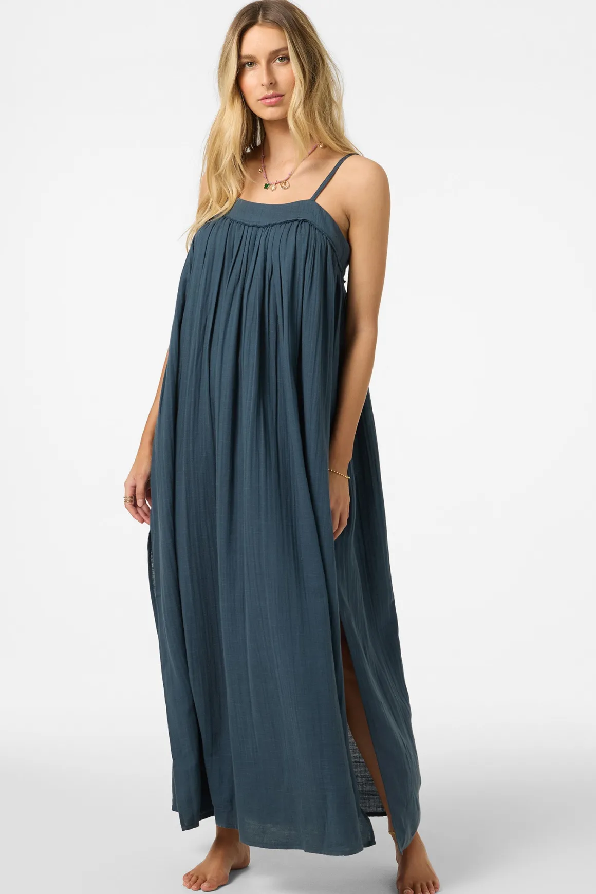Saltwater Solids Sai Maxi Cover-Up Dress