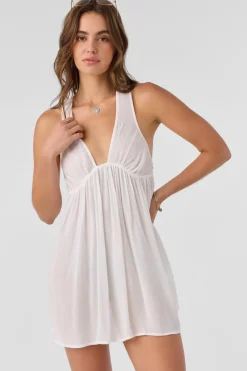 Saltwater Solids Sarah Dress - Vanilla | O'Neill