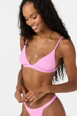 Saltwater Solids Seaside Triangle Top - Begonia | O'Neill