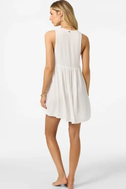 Saltwater Solids Teddy Mini Cover-Up Dress