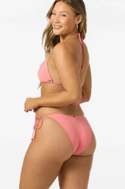 Saltwater Solids Venice Triangle Top - Shell Pink | O'Neill