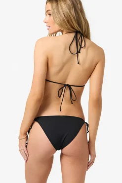 Saltwater Solids Venice Triangle Top - Black | O'Neill