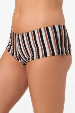 Sand Dollar Stripe Surfs Up Full Bottoms - Black | O'Neill