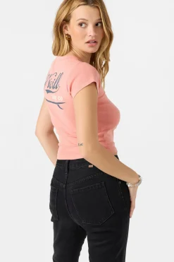 Script Surf Tee - Coral Haze | O'Neill