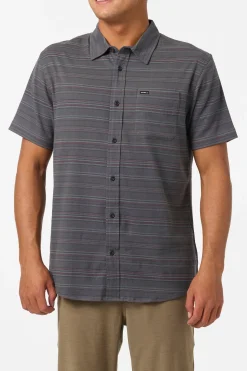 Seafaring Stripe Stretch Standard Fit Shirt - Graphite | O'Neill