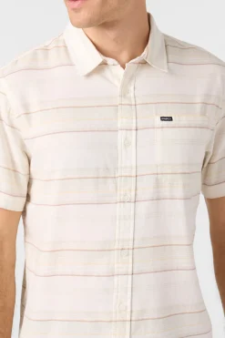 Seafaring Stripe Stretch Standard Fit Shirt - White | O'Neill