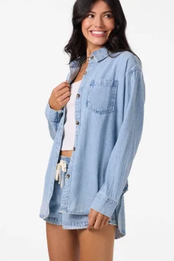 Sevie Shacket Denim Jacket - Drifter | O'Neill