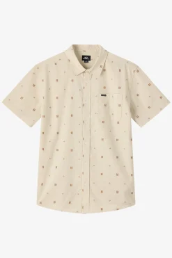 Shields Dobby Standard Standard Fit Shirt - Lt Khaki | O'Neill