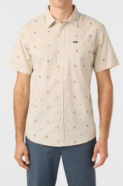 Shields Dobby Standard Standard Fit Shirt - Lt Khaki | O'Neill