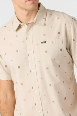 Shields Dobby Standard Standard Fit Shirt - Lt Khaki | O'Neill