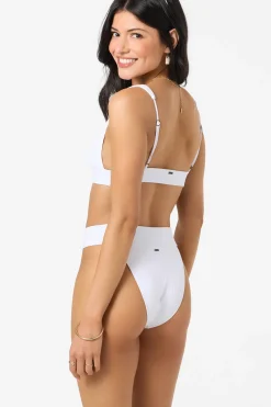 Shorebreak Rib Cancun Bralette Top - White | O'Neill