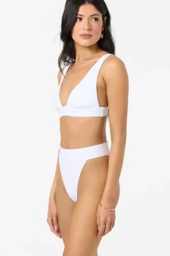 Shorebreak Rib Cancun Bralette Top - White | O'Neill