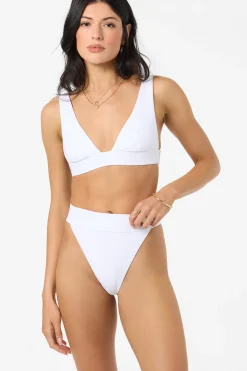 Shorebreak Rib Cancun Bralette Top - White | O'Neill