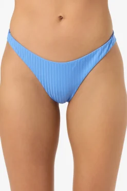 Shorebreak Rib Hermosa Skimpy Bottoms - Azurine | O'Neill