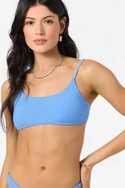 Shorebreak Rib Surfside Bralette Top - Azurine | O'Neill