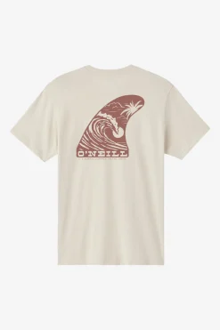 Skeg Standard Fit Tee - Lt Khaki | O'Neill