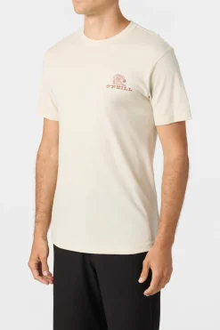 Skeg Standard Fit Tee - Lt Khaki | O'Neill