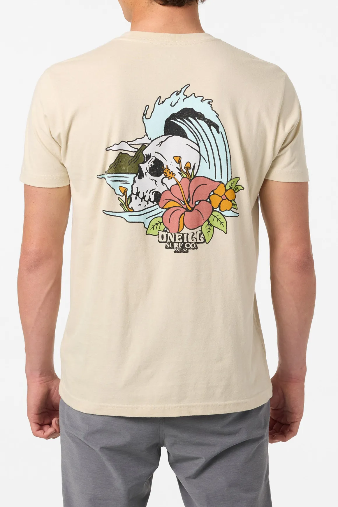 Skull Island Standard Fit Tee - Lt Khaki | O'Neill